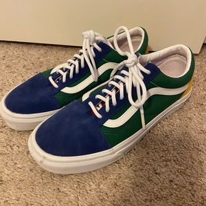 Vans Yacht Club Old Skool sneakers. Mens 7.5, Womens 9. Multicolored.